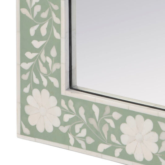 Vivienne Bone Inlay Sage Green Mirror 16" x 24"