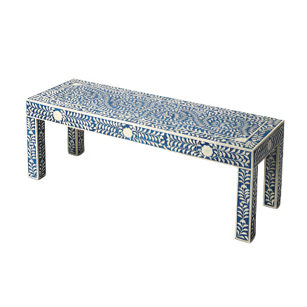 Vivienne Bone Inlay Bench