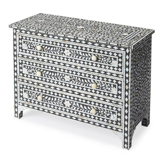 Vivienne Mother of Pearl Inlay Bachelor's Chest
