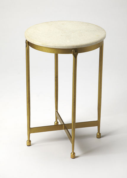 Claypool Marble Side Table