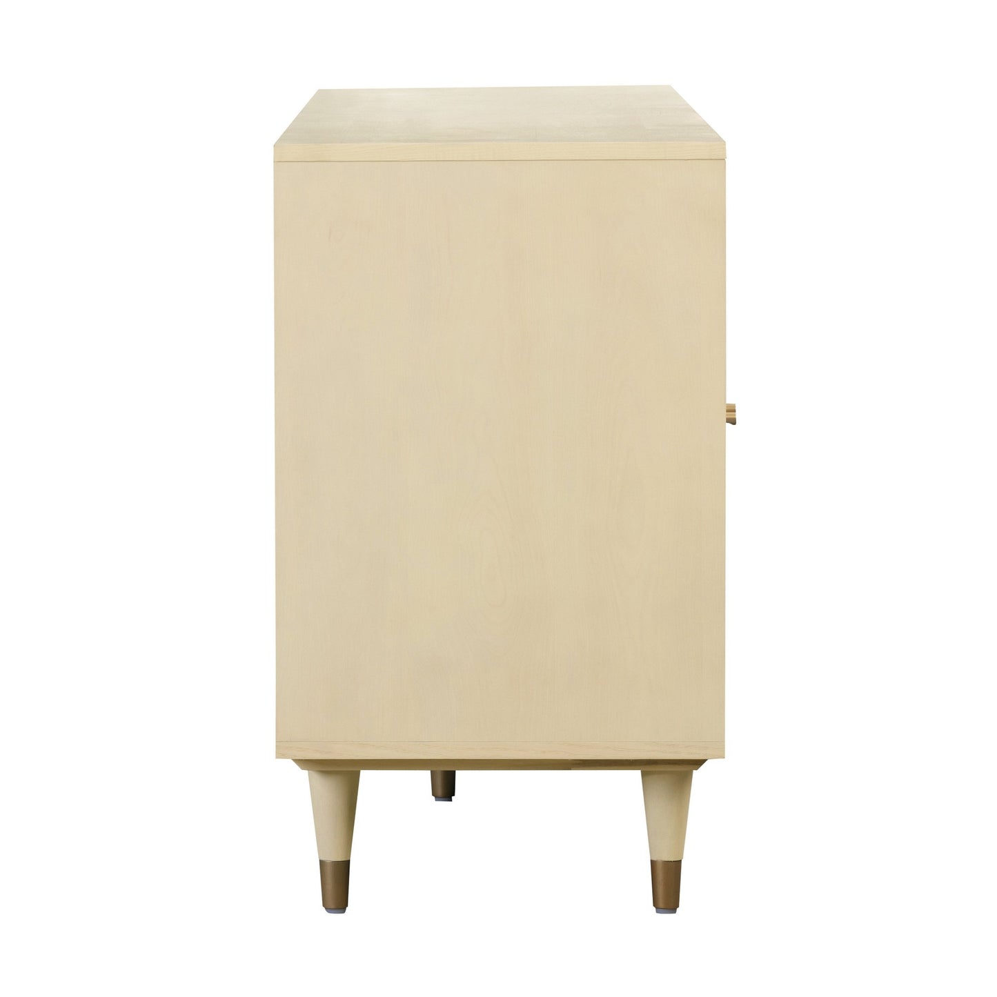 Side view of Martinique Cane Credenza