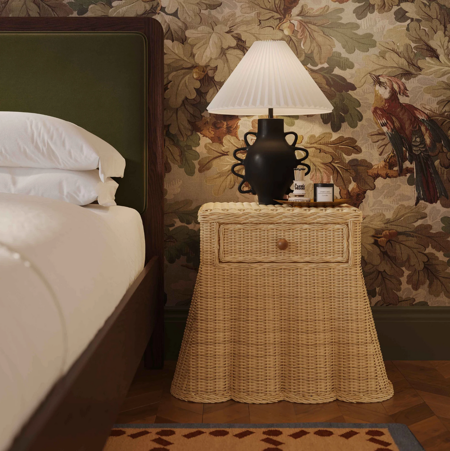 Pentra Natural Rattan Nightstand