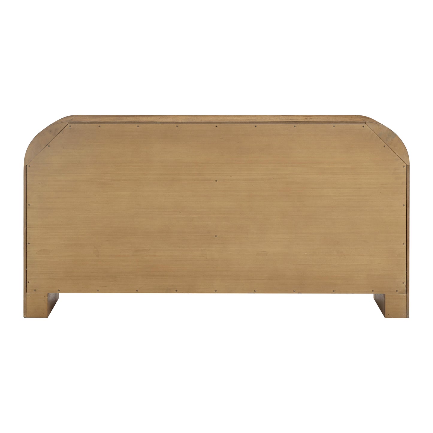 Hump 6 Drawer Natural Dresser