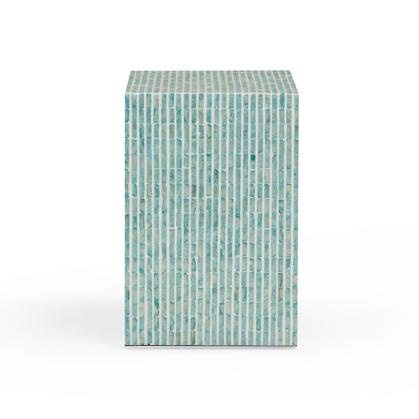 Derry Blue Capiz Shell Nightstand
