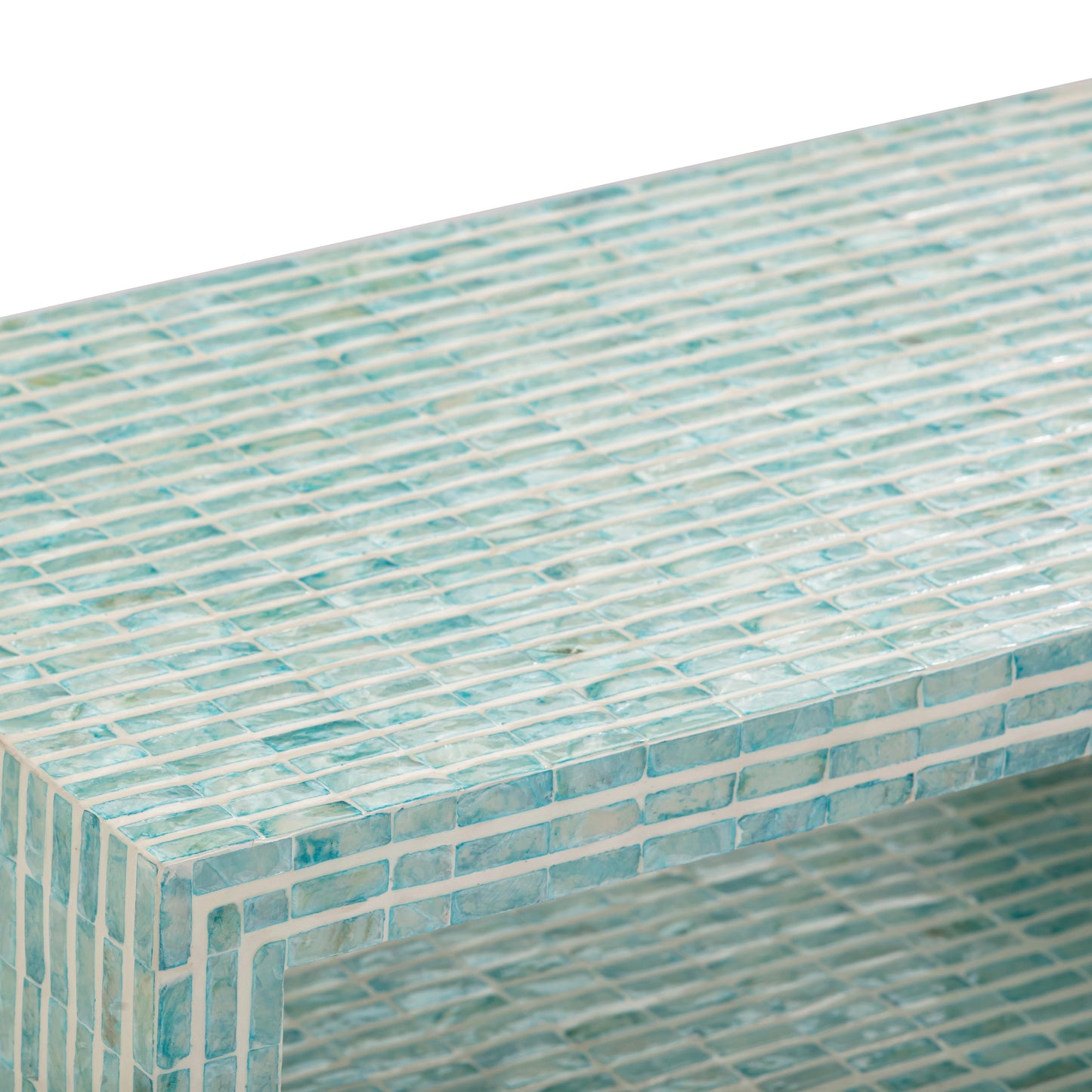 Derry Blue Capiz Shell Nightstand