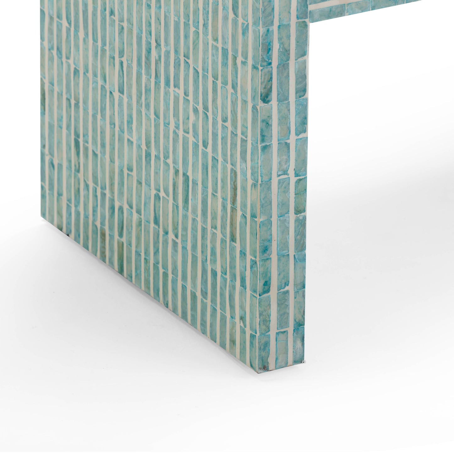 Derry Blue Capiz Shell Nightstand