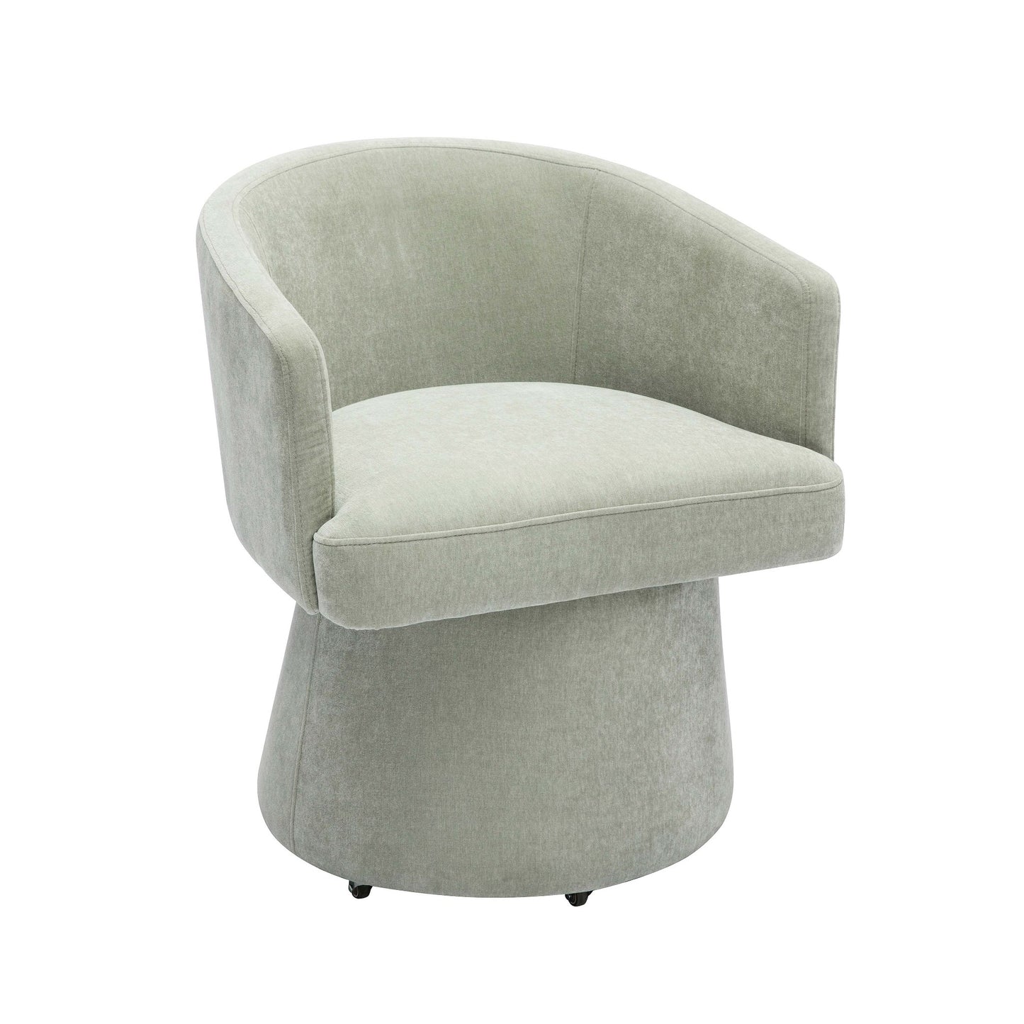 The Chloe Luxe Desk Chair Mint Full View