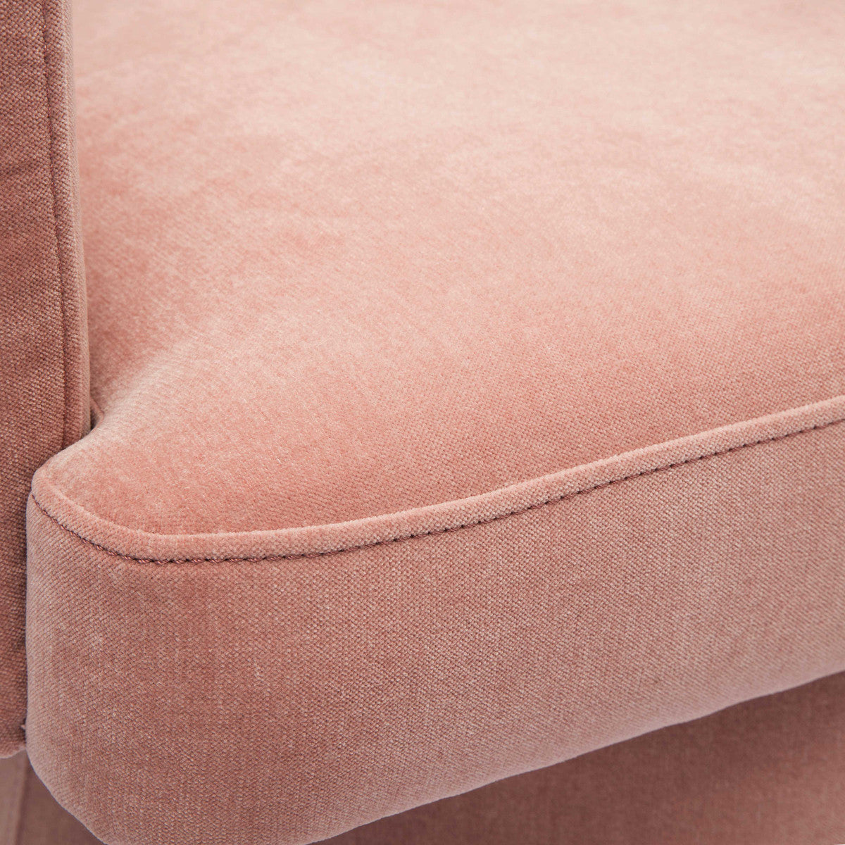 The Chloe Luxe Desk Chair Pink Seat Detail