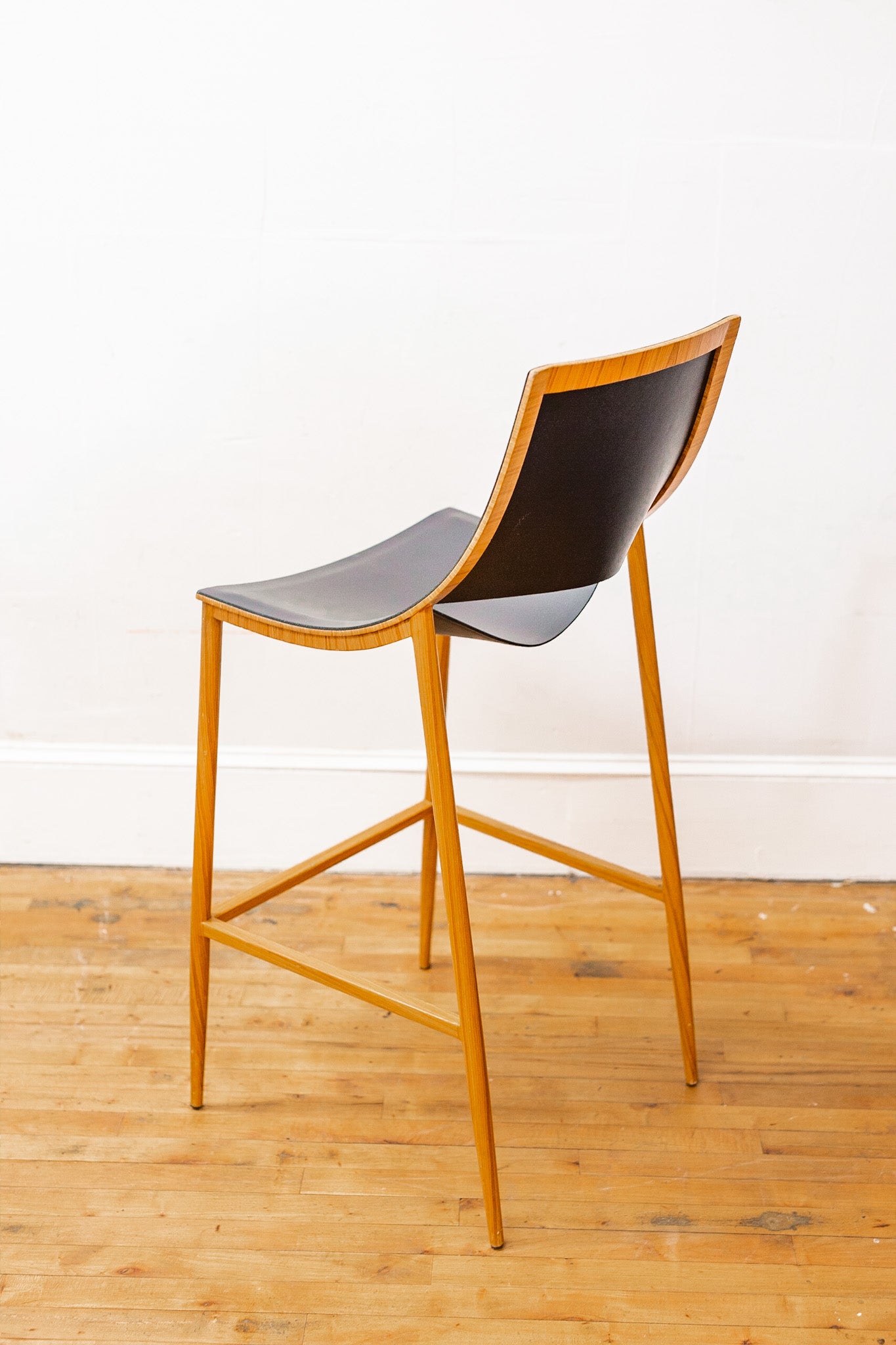 Sloane Steel & Leather Barstool