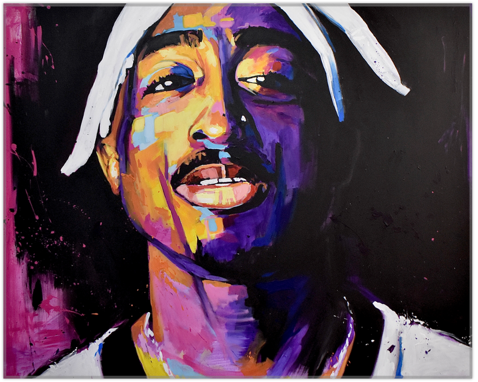 Fine Art Print "Tupac" by Jonah Brown