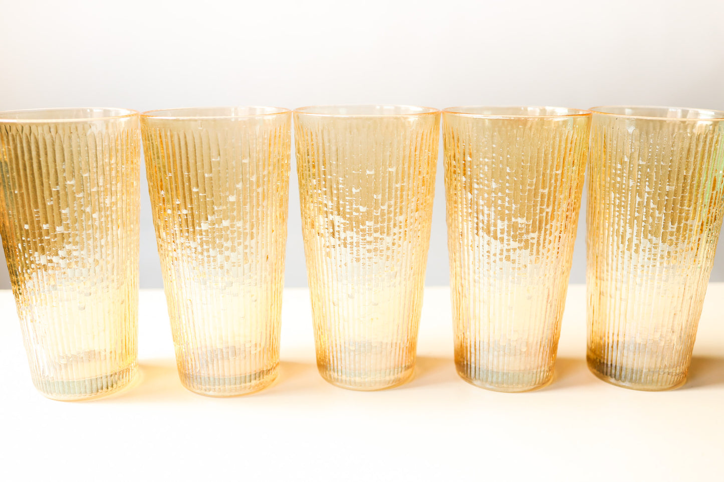 Jeanette-Style Tree Bark 16oz Tumbler in Marigold