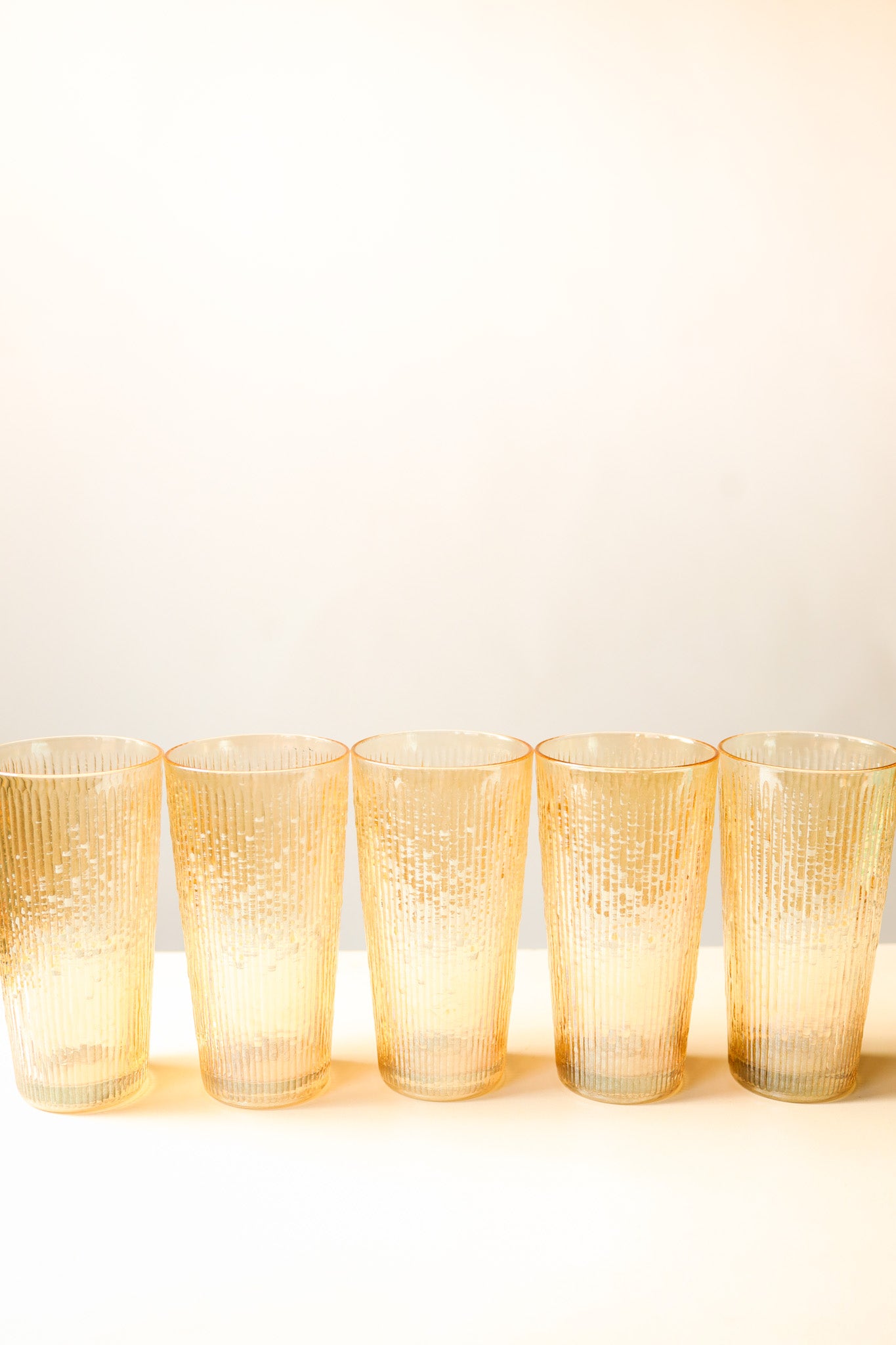 Jeanette-Style Tree Bark 16oz Tumbler in Marigold