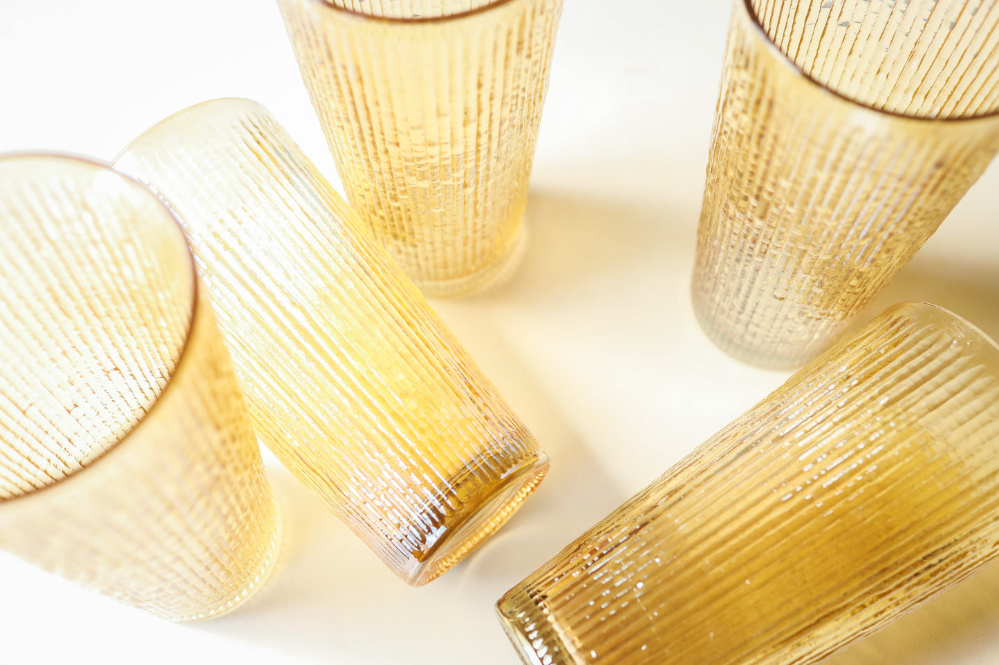 Jeanette-Style Tree Bark 16oz Tumbler in Marigold