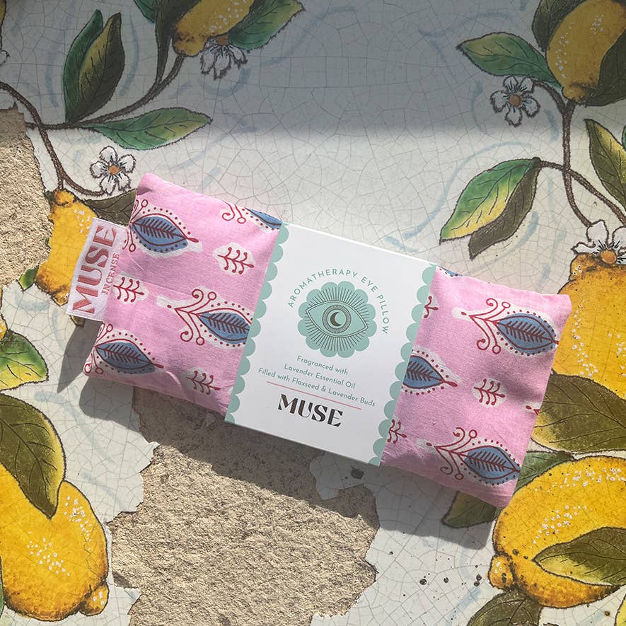 Eye Pillow Aromatherapy | Indian Block Print | Lavender