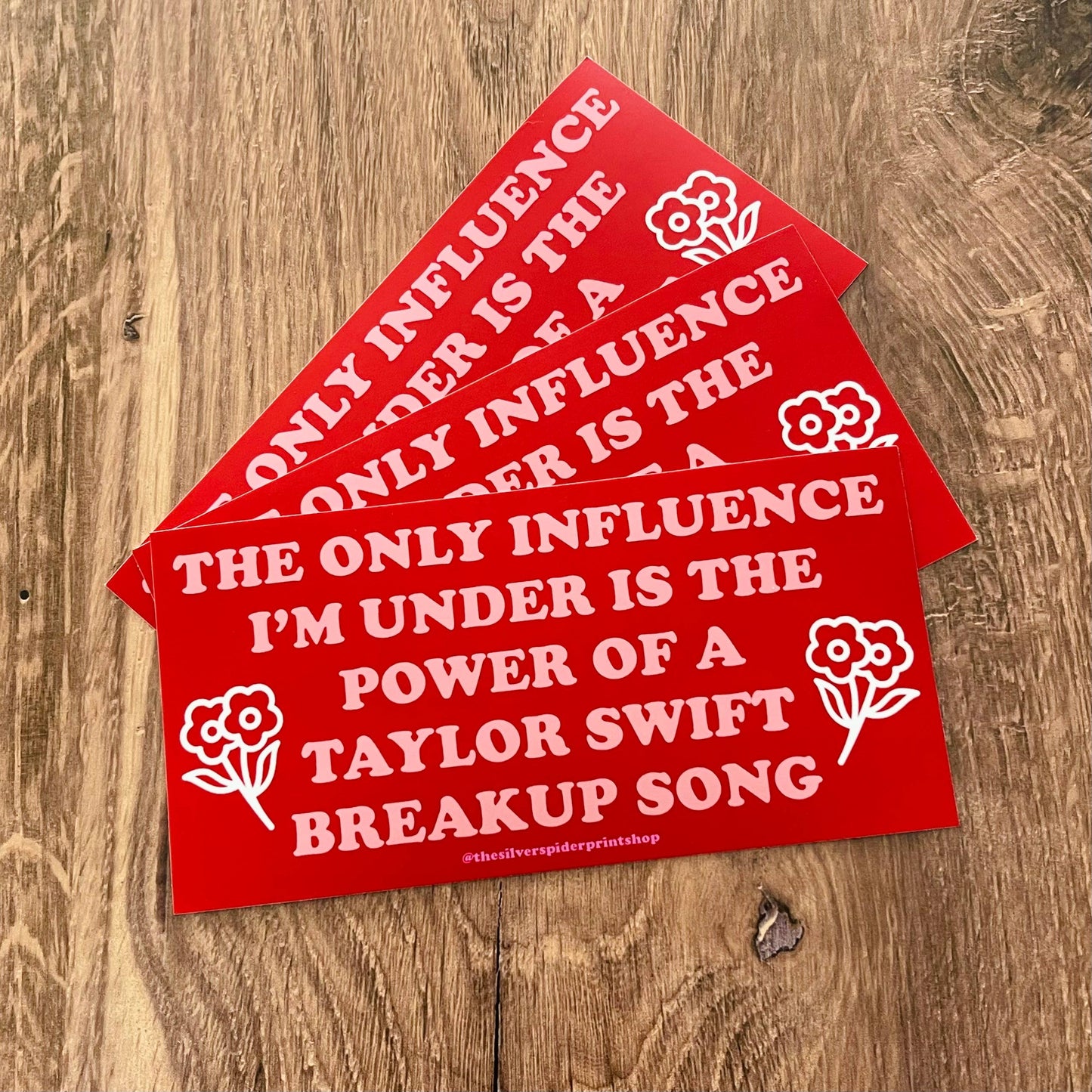 Taylor Swift Song | Vinyl Bumper Sticker