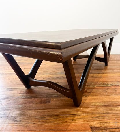 Pearsall-Style Mid-Century Modern Coffee Table by Mersman