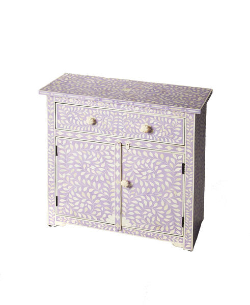 Vivienne Bone Inlay Lavender Accent Chest