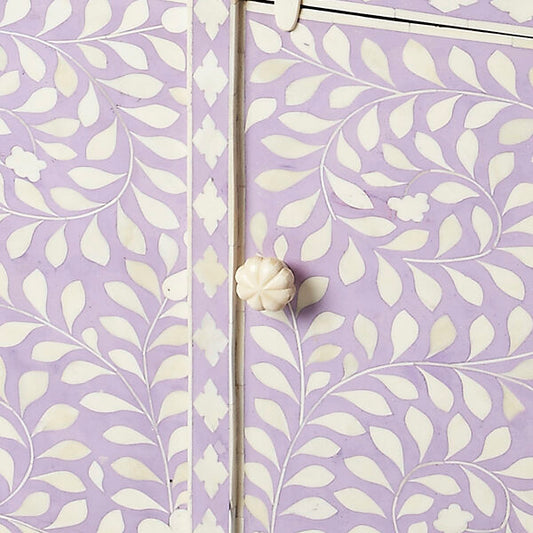Vivienne Bone Inlay Lavender Accent Chest
