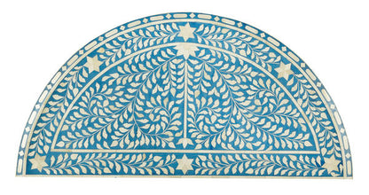 Vivienne Bone Inlay Demilune Console Table