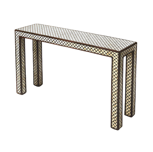 Basan Bone Inlay Console Table