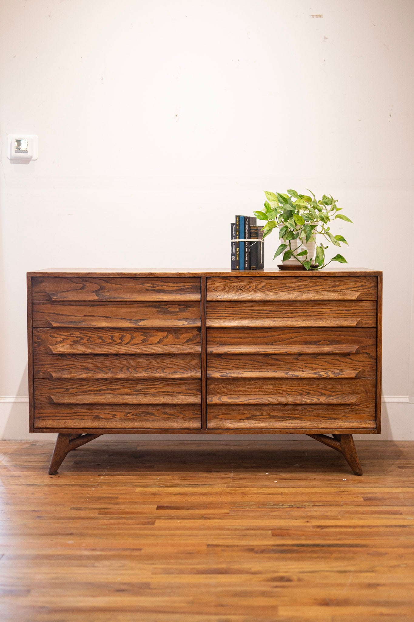 Jack Van Der Molen Solid Wood 8-Drawer Lowboy Dresser
