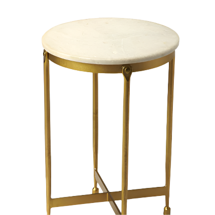 Claypool Marble Side Table