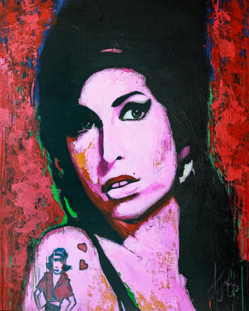 Fine Art Print "Amy Winehouse" by Jonah Brown
