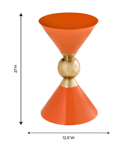 Dimensions of Astro Hourglass Side Table