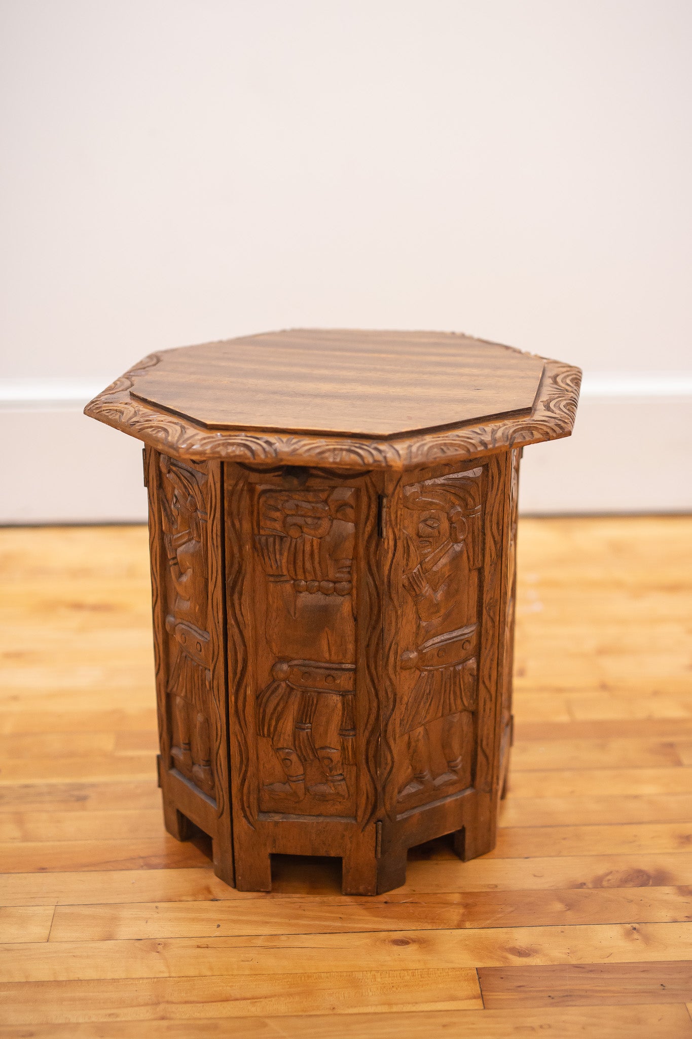 Full view of Aztec-Inspired Side Table