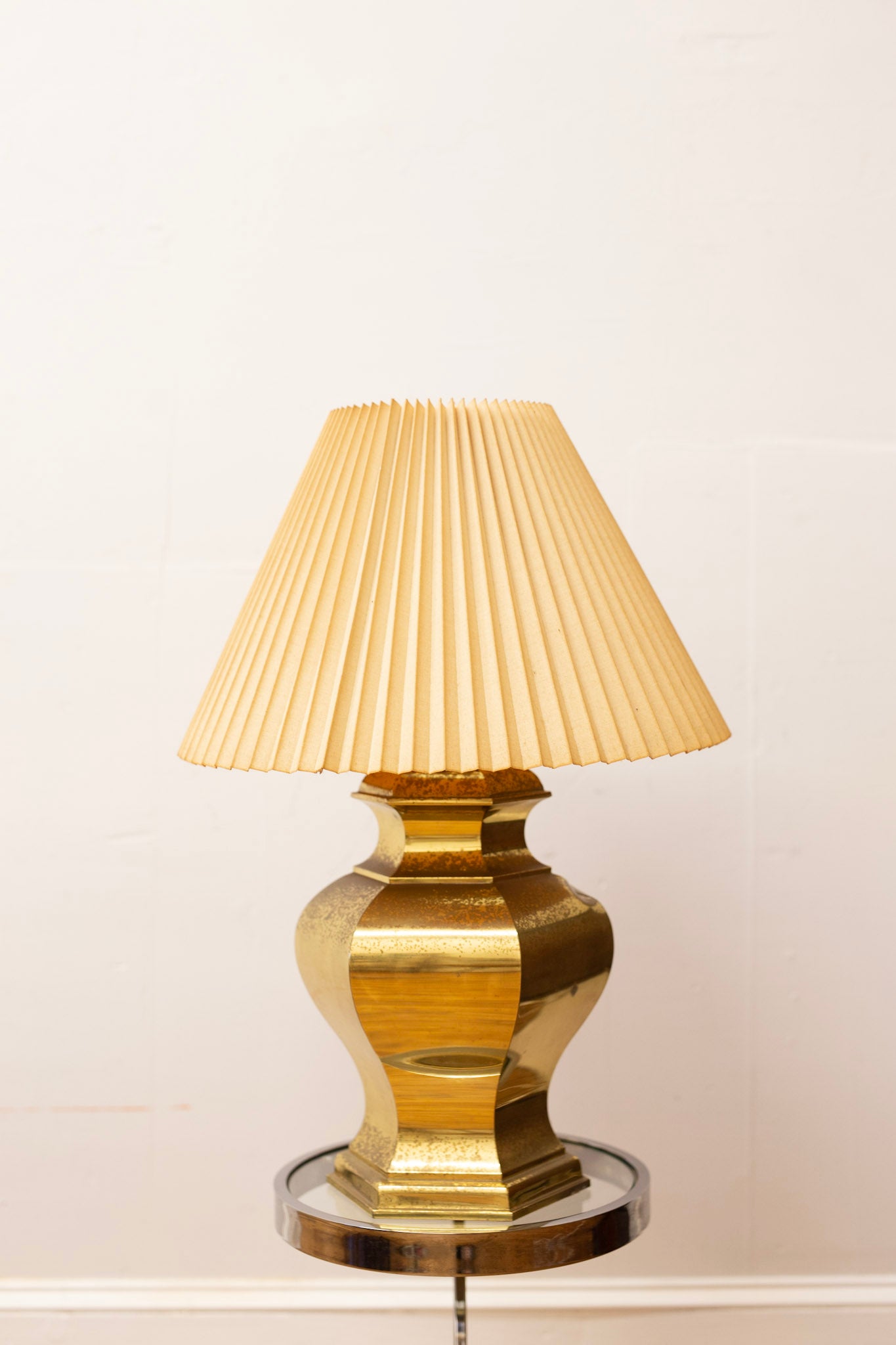 Full view of Frederick Cooper Brass Table Lamp