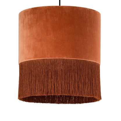 Closer view of Cascade Nouveau Pendant Light in Brick