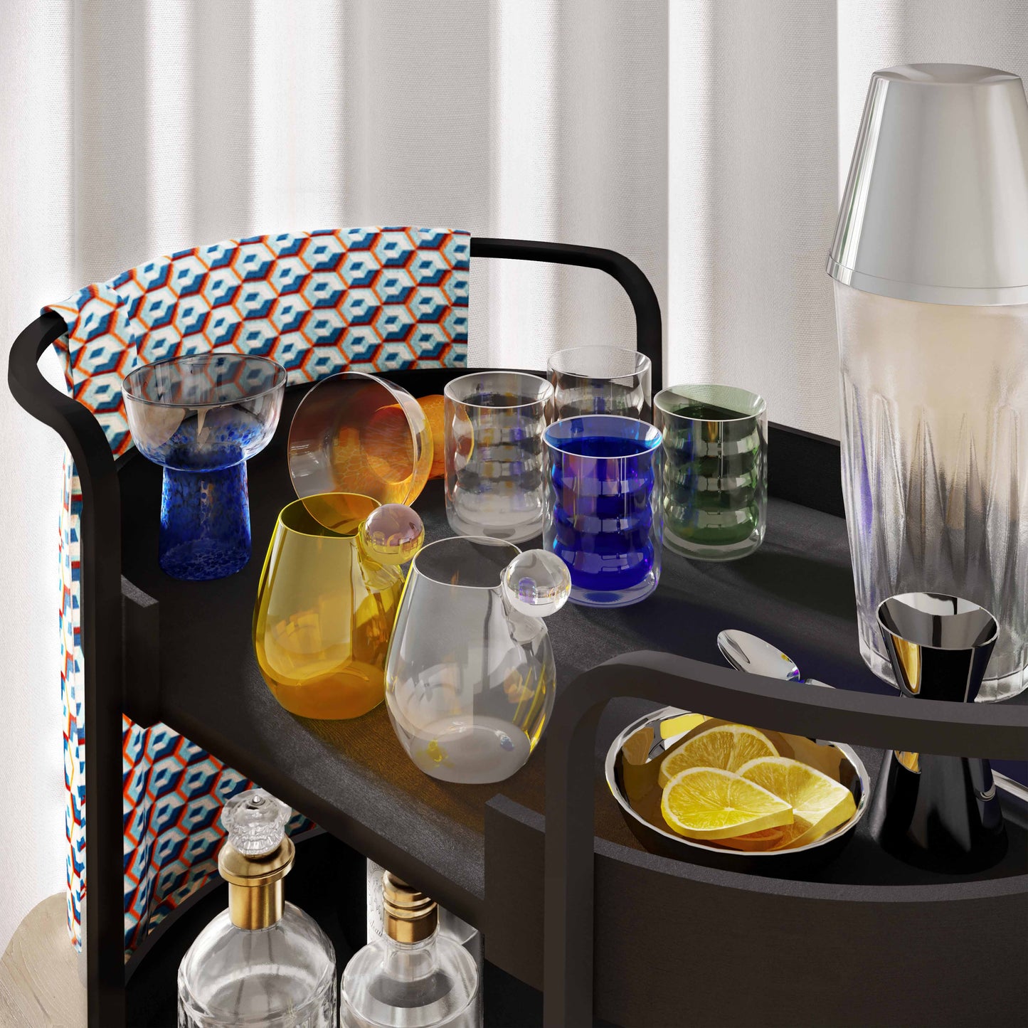 Dottie Handblown Cocktail Glass - Set of 4
