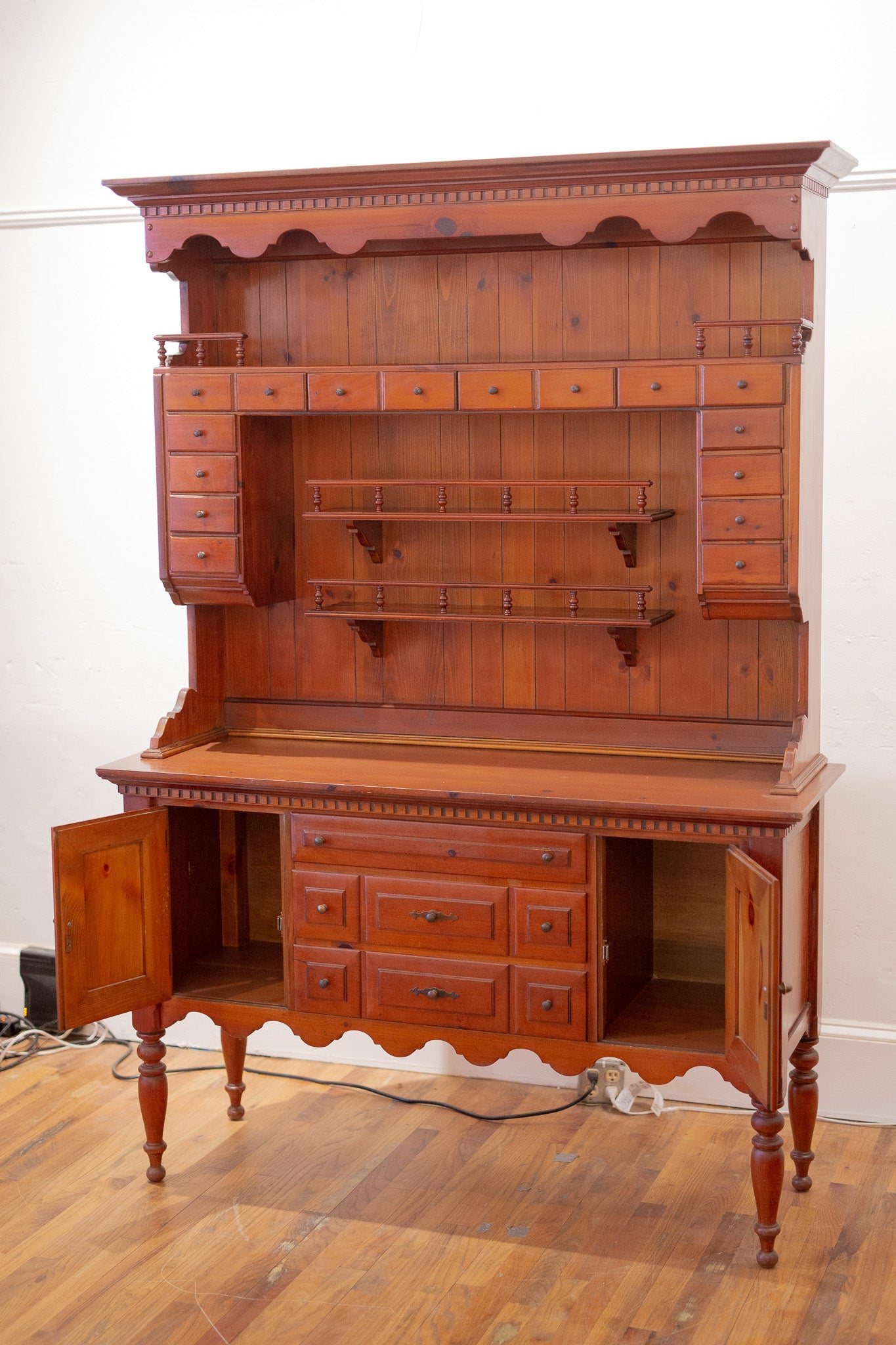 French Country Style Hutch with Drawers