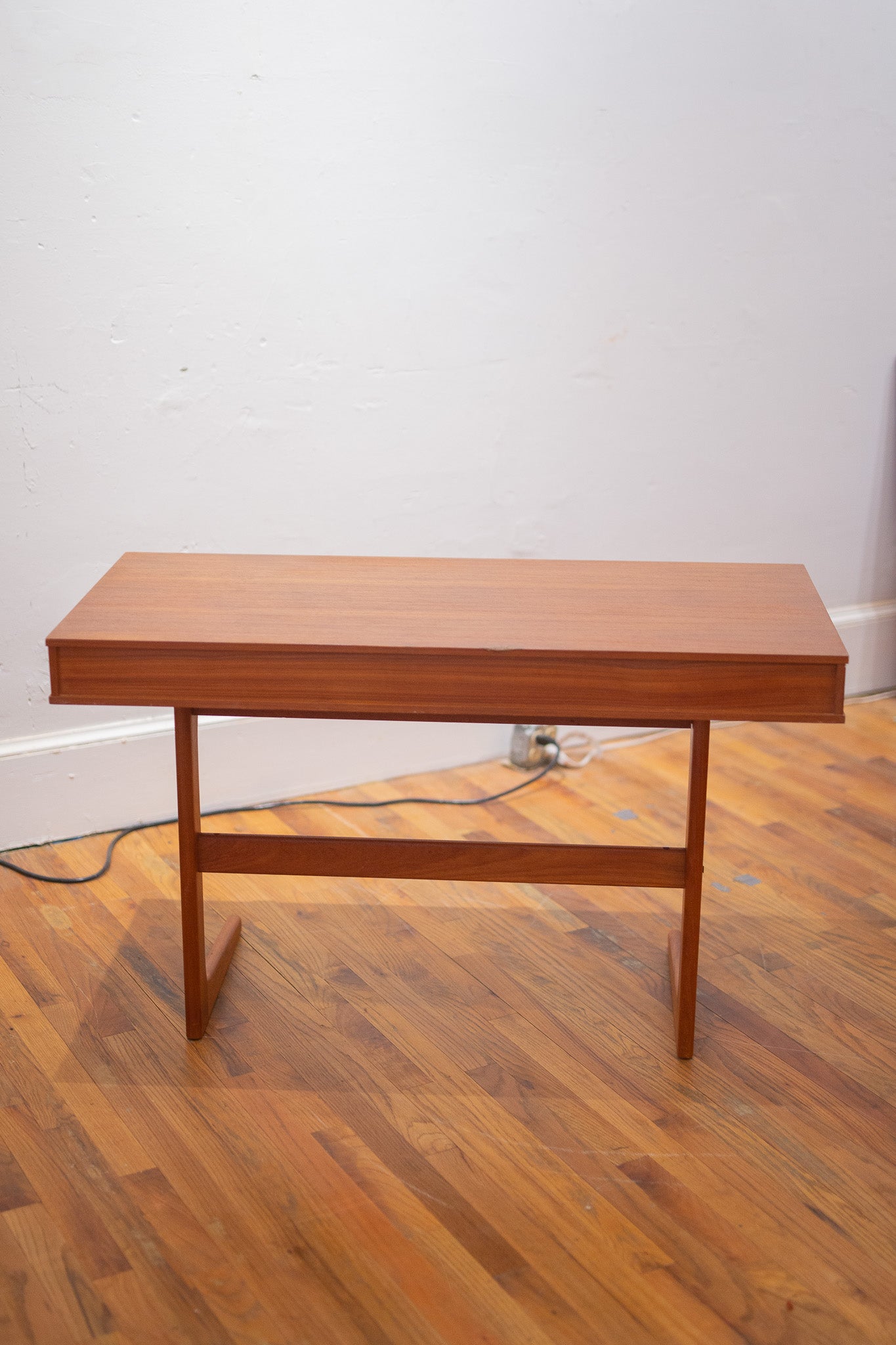 Georg Petersens Faram Model 3520 Teak Desk with Letter Tray