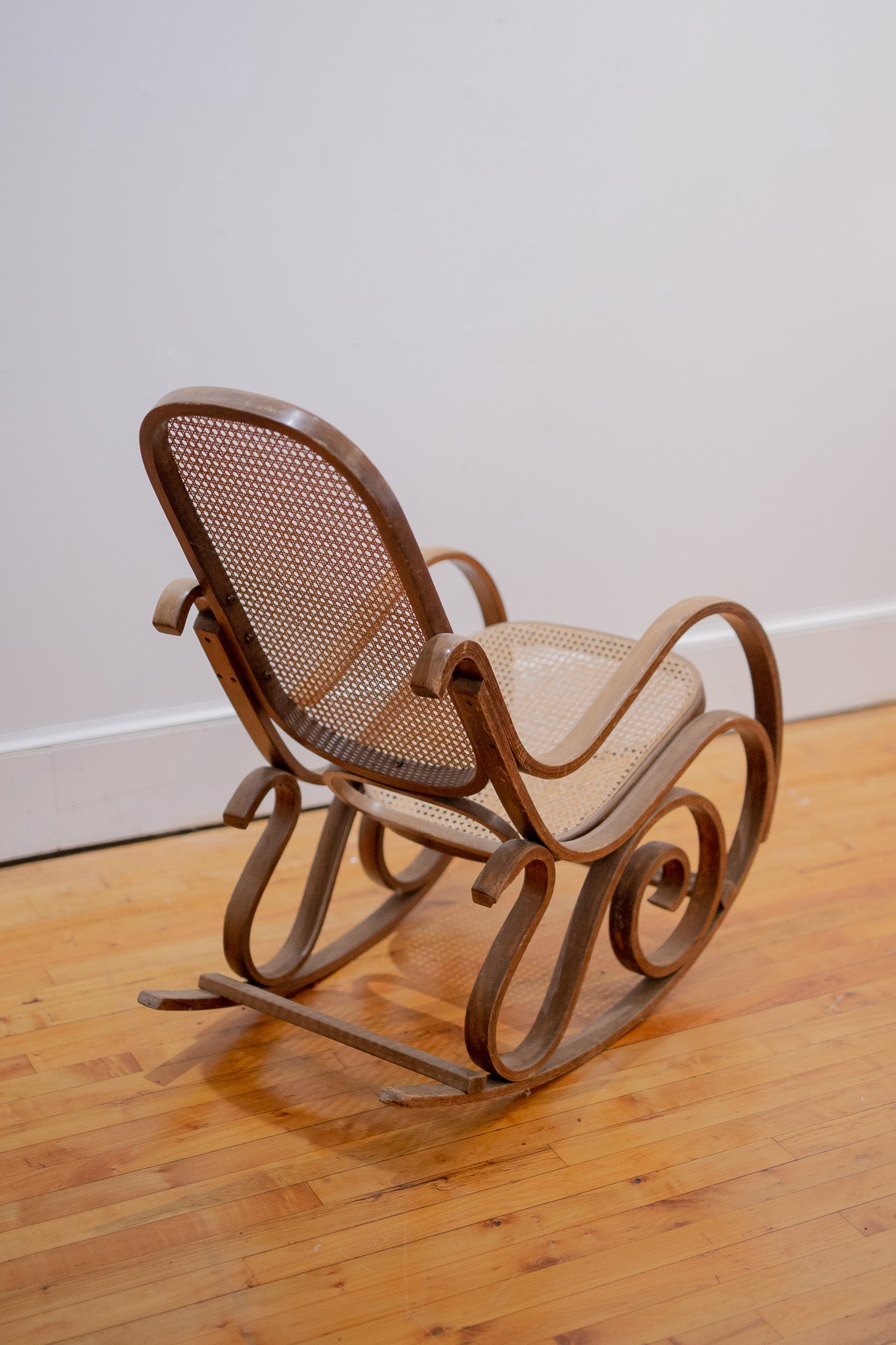 Thonet-Style Bentwood Rocking Chair