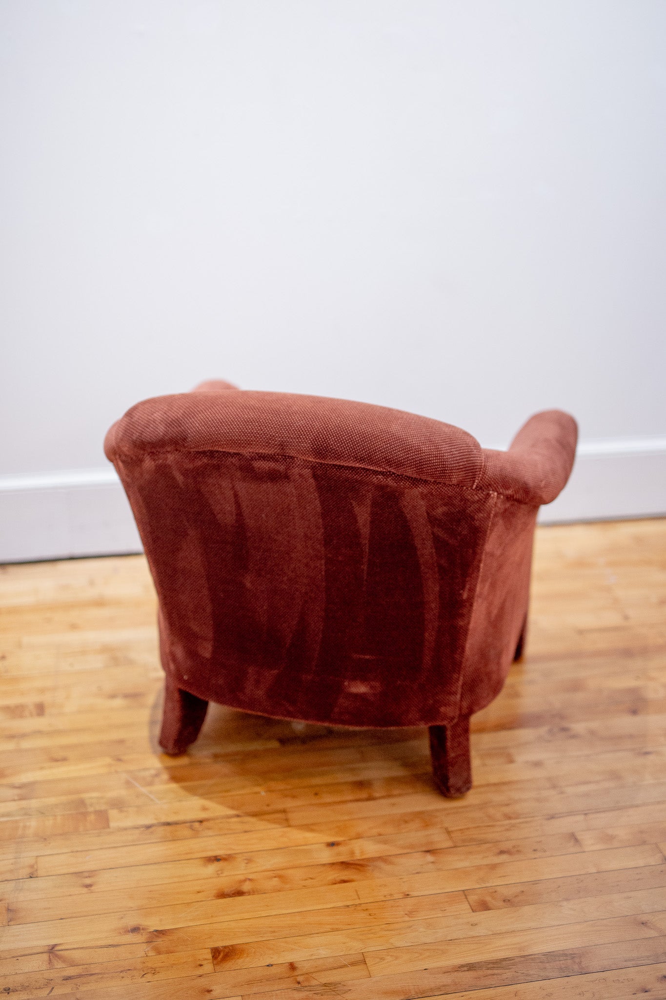 Teddy Bear Chair - Fully Chenille Upholstered Club Chair