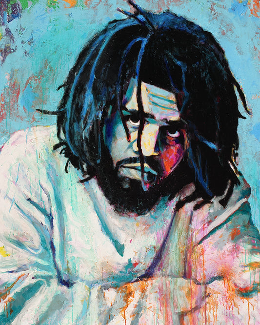 Fine Art Print "J. Cole" by Jonah Brown