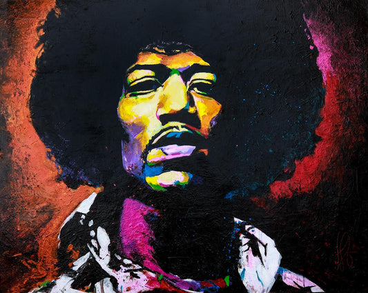 Fine Art Print "Jimi Hendrix" by Jonah Brown