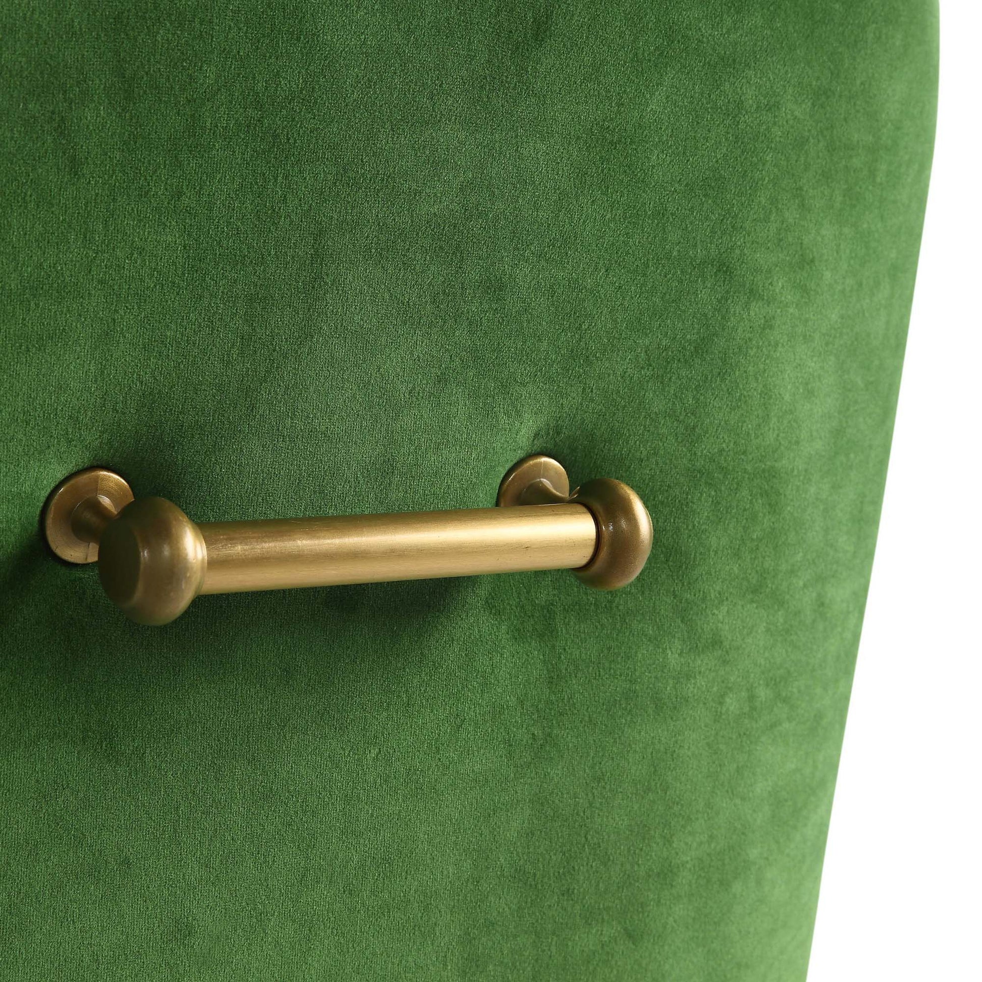 Handle of Kensington Dining Chair green