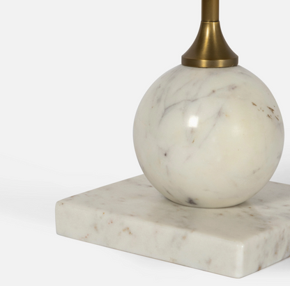 Marble & Cast Iron Drink Table