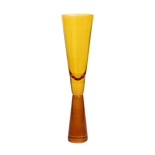 Starlet Champagne FluteStarlet Champagne Flute Glass Amber Full View