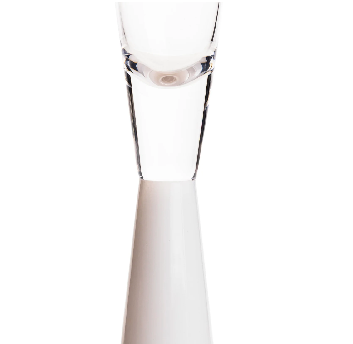 Starlet Champagne White Flute stem