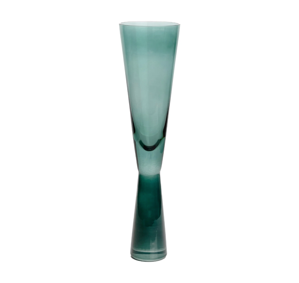 Starlet Green Champagne Flute Full View