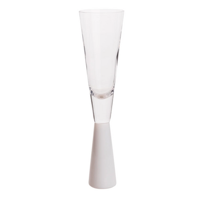 Starlet White Champagne Flute in Full View