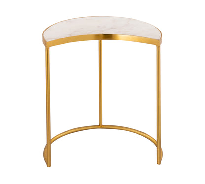 Gilded Crescent Nesting Table Set