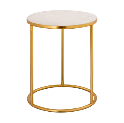 Gilded Crescent Nesting Table Set