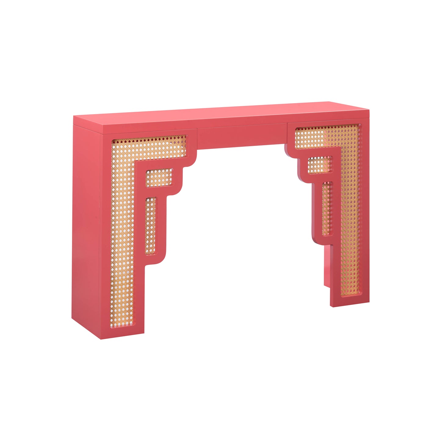 Riviera Cane Console Table