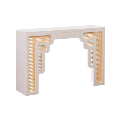 Riviera Cane Console Table