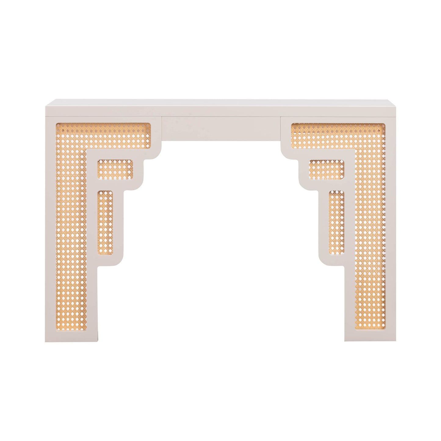 Riviera Cane Console Table