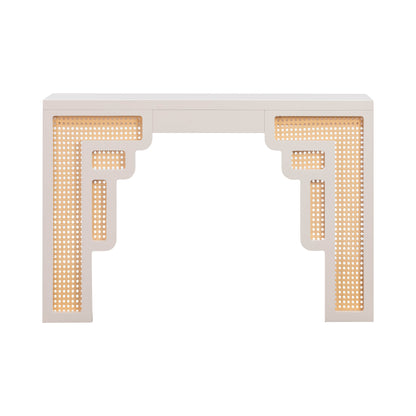 Riviera Cane Console Table